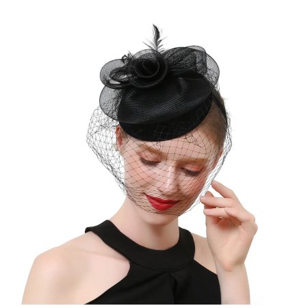 Шляпка с вуалью