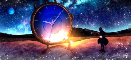 Часы космос