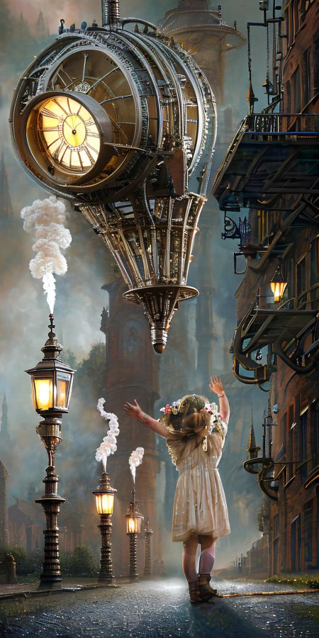 Викториан стимпанк город