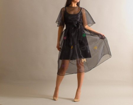 Платье из органзы