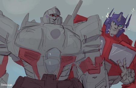 Optimus prime x megatron