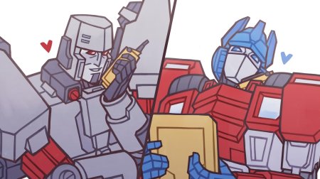 Трансформеры прайм optimus x megatron