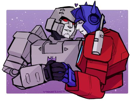 Оптимус прайм и мегатрон шип