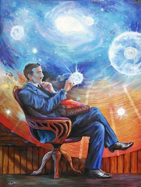 Никола тесла картина