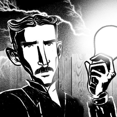 Тесла портрет