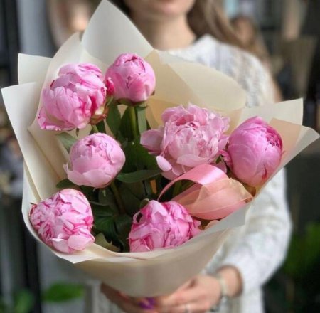 Пионы сара бернар букет