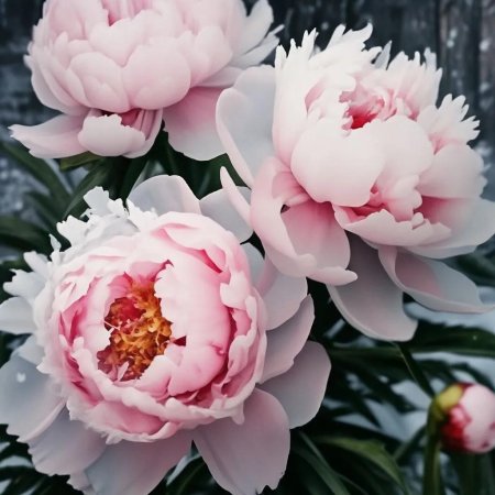 Цветущий пион