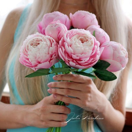 Фоамиран пионы