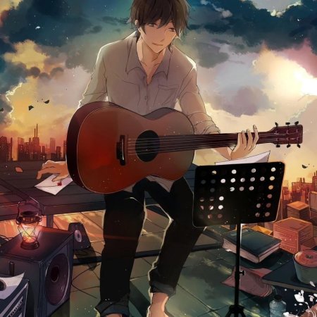 Парень с гитарой