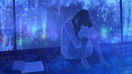 Девушка у окна грусть