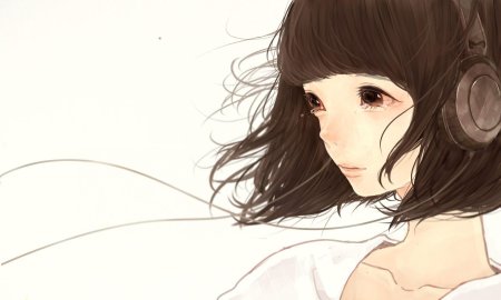 Аниме девушка плачет