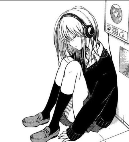 Грустные аниме рисунки