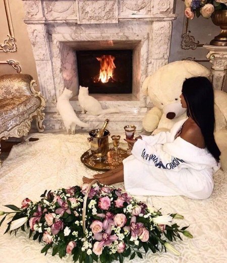 Девушка в богатом доме