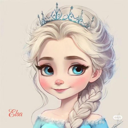 Эльза дисней портрет