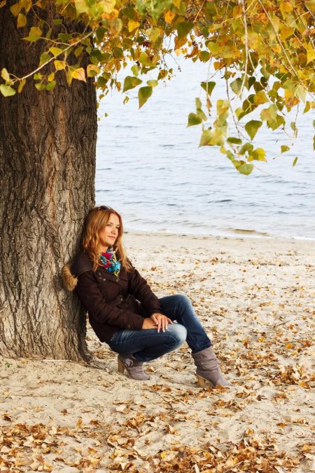Осенние фотосессии на природе идеи