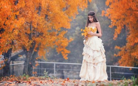 Платье осени