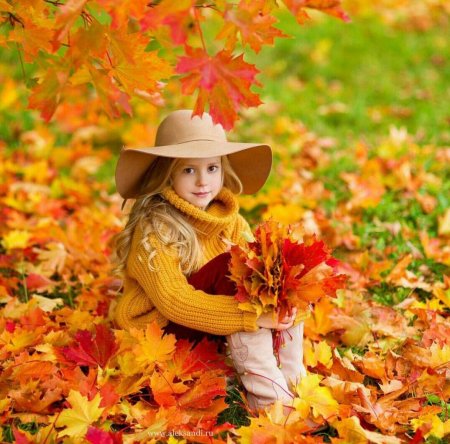 Осенние фотосессии детей