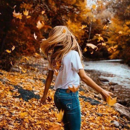 Осенние фотосессии девушек