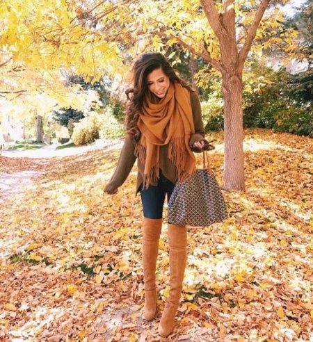 Осенний стиль для девушек