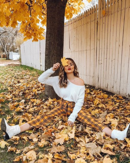 Креативные осенние фотосессии