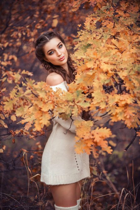Осенние фотосессии девушек