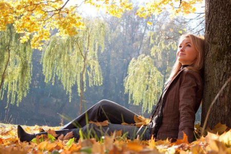 Осенние фотосессии девушек