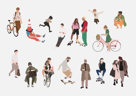 Люди стаффаж