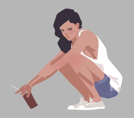 Девушка иллюстрация