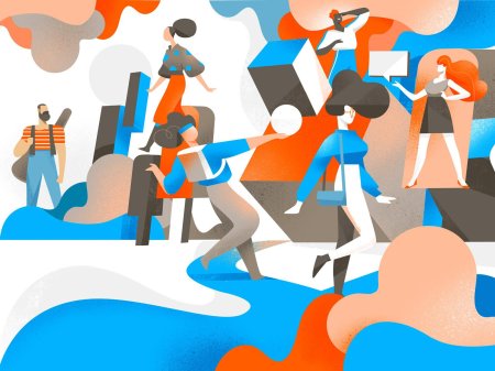 Команда иллюстрация