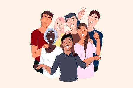 Общество иллюстрация