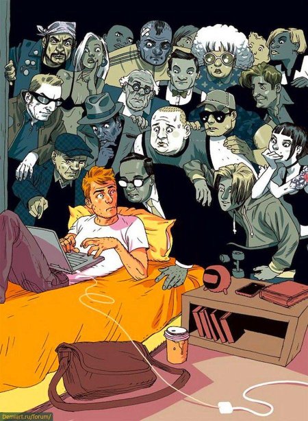 Общество потребления карикатуры