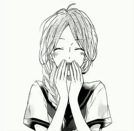 Аниме черно белое