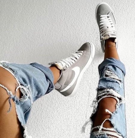 Nike blazer suede grey