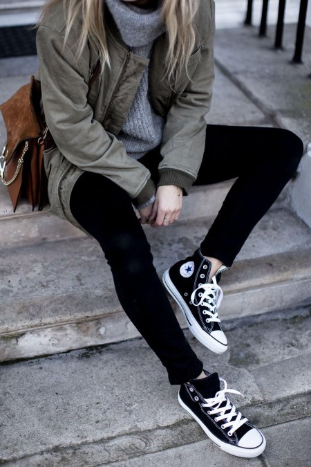 Кеды chuck taylor look