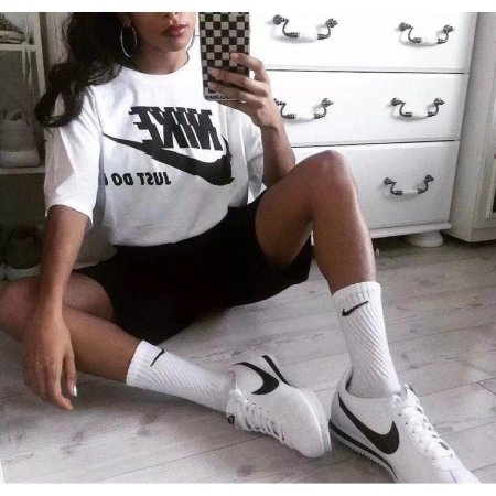 Nike socks white