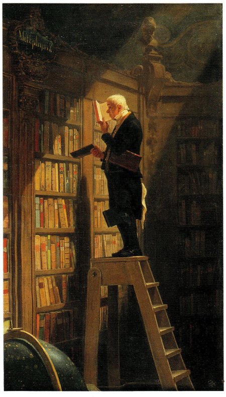 Карл шпицвег книжный червь