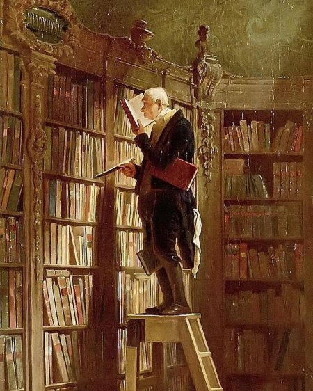 Карл шпицвег книжный червь