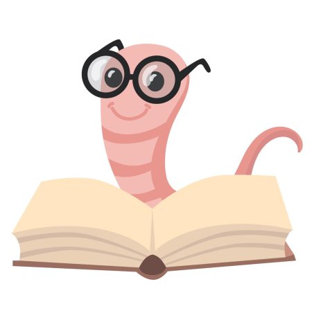 Книжный червь в очках