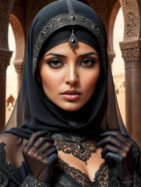 Макияж мусульманки