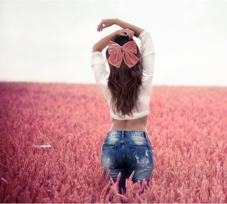 Девушка сзади