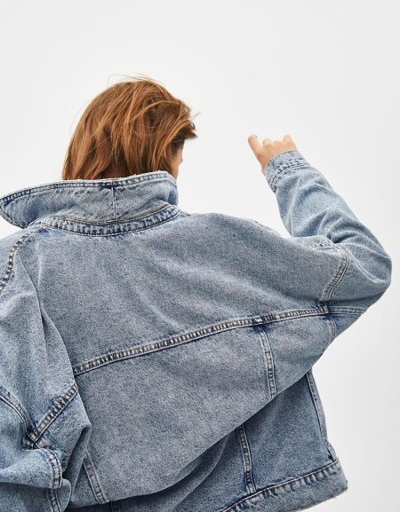 Джинсовая куртка bershka женская
