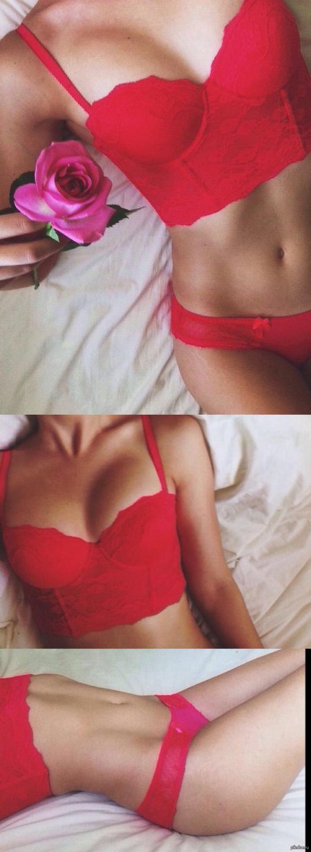 Нижнее белье красное