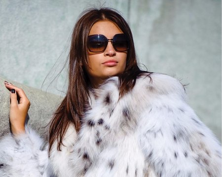 Красивая шуба