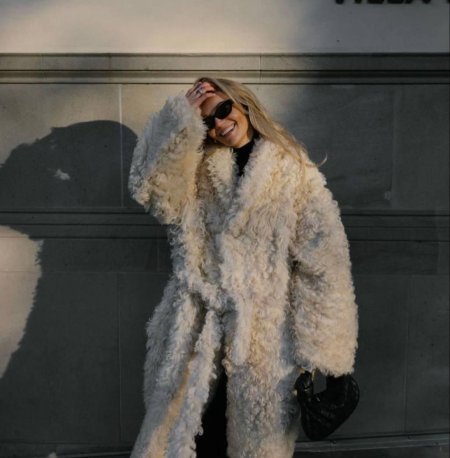 Пушистая шуба