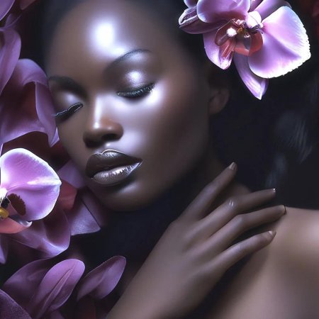 Черная орхидея