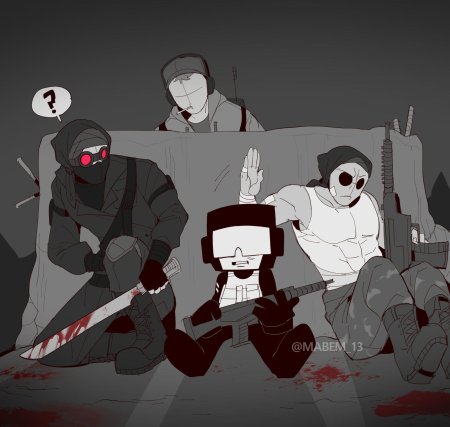 Сэнфорд madness combat арт