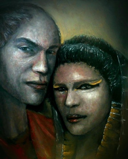 Клеопатра и марк антоний арт