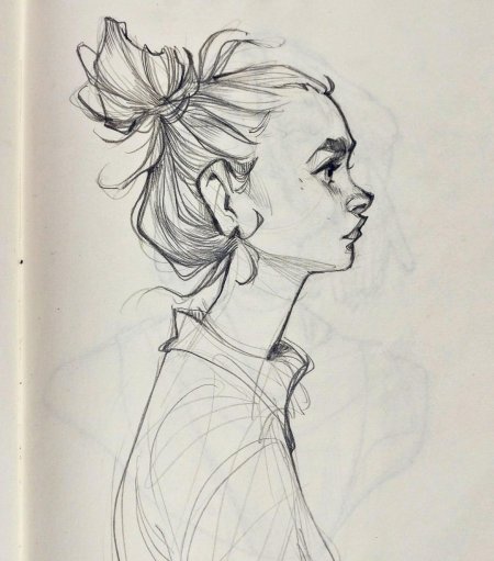 Наброски карандашом