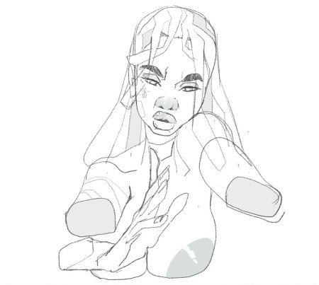 Наброски рисунков