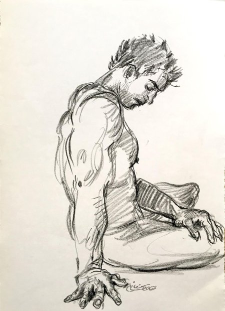 Рисунки парней карандашом